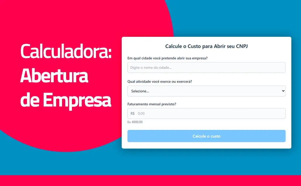 Modelo 002 – Calculadora de Abertura de Empresa